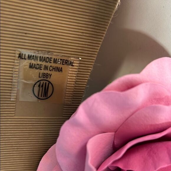 Solanz Chic Black and Tan Espadrilles Wedge Sandals Women's 11 - Picture 6 of 7